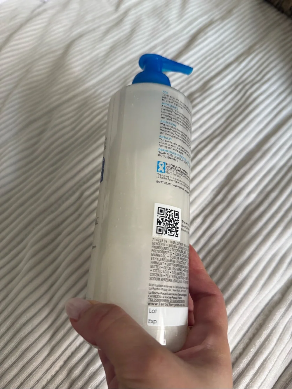 La Roche Posay Lipikar AP+ Gentle Foaming Moisturizing Wash 400ml/13.52oz NEW